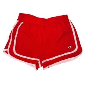 Champion Girls Red Athletic Shorts Size L